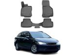 2012-2020 Seat Leon Tappetini Tpe Nero 4 Pz