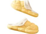 Pantofole Da Donna, Calde, Comode, Morbide - Warmslides Giallo 38/39