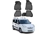 2010-2018 Opel Combo Tappetini Tpe Nero 4 Pezzi