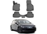 2019-2025 Vw Golf Tappetini Tpe Nero 4 Pz