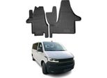 2015-2024 Vw T6 T6 .1 Transporter Tappetini Tpe Nero 2 Pz