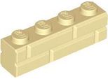 50X Mattone 1X4 , Beige
