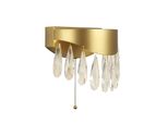 Applique A Led Jewel, Oro Con Cristallo