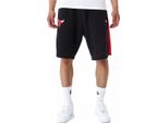 Pantaloncini Sportivi New Era Nba Mesh Panel Os Shorts Chibul 60435477 Schwarz