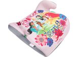 Seggiolino Tataway Disney Princesses I-Size Ece R129. Seggiolino Per Bambini Di Altezza Compresa Tra 125 E 150 Cm. Seggiolino Con Grafica Delle Principesse, Seggiolino Per Bambini Su Sfondo Rosa.