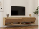 Skye Decor, Arges - Sapphire Oak, Mobile Tv, Quercia Zaffiro, Pannello In Legno Rivestito Al 100 % Di Melamina, 141 X 30 X 31 Cm