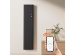 Emke® Riscaldatore Elettrico 1000W Display Lcd Antracite Convettore Elettrico 1600X362X60Mm Wifi + Alexa/Google Home, Radiatore Elettrico A Parete Per Ambienti Di 9 M²