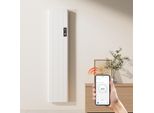 Emke® Riscaldatore Elettrico 1000W Display Lcd Bianco Convettore Elettrico 1600X362X60Mm Wifi + Alexa/Google Home, Riscaldatore Elettrico A Parete Per Ambienti Di 9 M²
