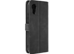 Avizar, Cover Portafoglio Per Samsung Galaxy Xcover 7 Con Cucitura Trapuntata, Nero