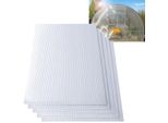 Hengda Lastre Di Plastica Per Serre 5 Pezzi, Lastre A Doppia Parete In Policarbonato (Pc), Lastre A Doppia Parete, Peso 1200G/M2, Spessore 8 Mm