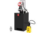 Pompa Idraulica A Semplice Effetto Da 15 L Per Rimorchi Ribaltabili - Centralina Idraulica 12 V - 3200 Psi Max. Pressione 1,6-3 Kw