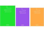 Taccuino A5 32K Linea Doppia Linea A Colori Color Blocking Herlitz