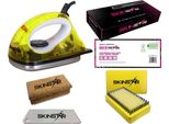 Skinstar Skiwax Starter Set All In One Performance Ski Wax 5 Pezzi Giallo - Il Set Offre: Set Iniziale 5 Pezzi