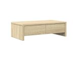 Vidaxl Supporto Per Monitor Con Cassetti In Rovere Sonoma 50X27X15 Cm