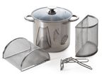 Excelsa Cuocipasta Pasta Mix 28,5X21,5X22,5 Cm Acciaio Argento
