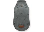 Croci Hundepullover Homy Ponpon Grau