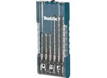 Set Di Punte Da Trapano Per Muratura Makita E-15730, Punta Di Centraggio SDS-PLUS 6 Pezzi, SDS-PLUS, Doppia Fresa, Punta Di Centraggio
