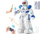 Vevor Rc Robot Giocattolo Per Bambini, Robot Intelligente Programmabile Con Riconoscimento Dei Gesti E Telecomando, Robot Interattivo Che Cammina, Canta E Balla Per Ragazzi E Ragazze