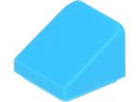 Lego: 100X Mattoncini In Pendenza/Pendenza In Azzurro Medio
