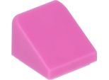 Lego: 100X Mattoncini Inclinati/Pendenza In Rosa Scuro