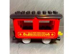 Lego® Duplo® Vagone Rimorchio Ferroviario Passeggeri Rosso - 10874 Nuovo! Quantità 1X