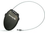 Skinstar Lucchetto A Cavo Per Bagagli Lucchetto Per Snowboard Lucchetto Per Sci Lucchetto A Combinazione - Colore: Nero