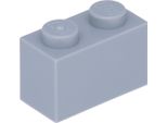 Lego® 50 Pezzi 3004 Mattoncini 1X2 Parte Mattoncini Base 50 Grigio Chiaro Bluastro