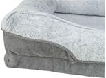 Trixie Vital Bed Lino, Letto Ortopedico Rettangolare, Grigio/Grigio Chiaro
