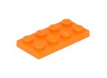 Piastre Lego® 2X2 3020 - 50 Pezzi Arancione
