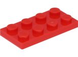 Piastre Lego® 2X2 3020 - 50 Pezzi Rosso
