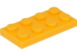 Piastre Lego® 2X2 3020 - 50 Pezzi Arancione Chiaro