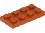 Piastre Lego® 2X2 3020 - 50 Pezzi Arancione Scuro
