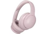 Doqaus Cuffie Senza Fili Bluetooth, Fino A 90 Ore, Over-Ear, 3 Modalità Eq, Hifi Stereo, Microfono Incorporato, Pieghevoli, Rosa