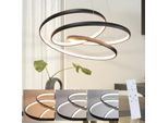 Zmh Lampada A Sospensione Tavolo Da Pranzo Lampada A Sospensione Nero Led Tavolo Da Pranzo Lampada A Sospensione 55W Lampada A Sospensione Dimmerabile 50CM Lampada A Sospensione Moderna Con Telecomando Lampada Da Soggiorno