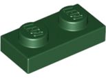 50 Pezzi Lego, Parte C. 3023 In Verde Scuro