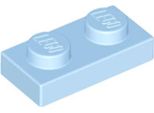 1 Pezzo Lego, Parte C. 3023 In Azzurro Brillante