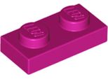 25 Pezzi Lego, Parte C. 3023 In Viola (Magenta)