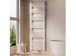Emke Radiatore Da Bagno Asciugamano Scaldasalviette 60X180Cm 860 Watt Bianco Radiatore Da Bagno Attacco Centrale Senza Elemento Riscaldante