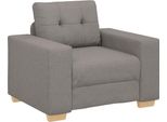 Vidaxl Poltrona Taupe 100X78X80 Cm Tessuto