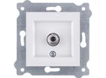 Presa Sat Con Filtro, Connettore Tipo F Bianco 262/01E Exen