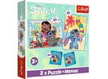 Trefl Trefl Disney Stitch Puzzle Set 30+48+M24