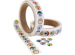 Creativ Company Occhi Adesivi Decorazione Artigianale - 2000 Pezzi - Multicolore