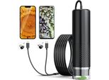 Microscopio Per Cellulare, Microscopio Usb Ashfly Per Bambini, Cassa Portatile 10 200X 3 Livelli Regolabili, Luci Led, Digitale Ios & Android (B