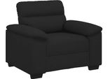 Vidaxl Poltrona Nera 100X81X84 Cm Tessuto