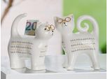 Gilde Spardose, Katze, "Brilly"", Porzellan, Weiß, Ve 6, 2 StüCk Wie Abgebildet,, L. 8 Cm, B. 11 Cm, H. 13 Cm 34016"