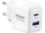 Voltcraft VC-13082880 Caricatore Usb Per Interni Corrente Di Uscita (Max.) 2,08 A 2 X Usb, Presa USB-C® (Power Delivery) (VC-13082880)