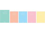 Taccuino A5 32K Line Doppio Colore Color Blocking Pastello Herlitz