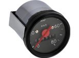 Tachimetro Ø48Mm A 80Km/H, Anello Contagiri Nero - Per Simson KR51, SR4-1, SR4-2, SR4-3, SR4-4