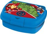 Tataway Marvel Sandwich Box Blu Per Bambini In Plastica Avengers Iron Man Hulk Captain America Utile Per Portare Gli Snack Fuori Casa