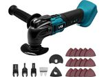 L1NXIXI Multitool Batteria Utensile Multifunzionale Makita 18 V, Oscillazione 23 Accessori, 6 Velocità Regolabili, -S